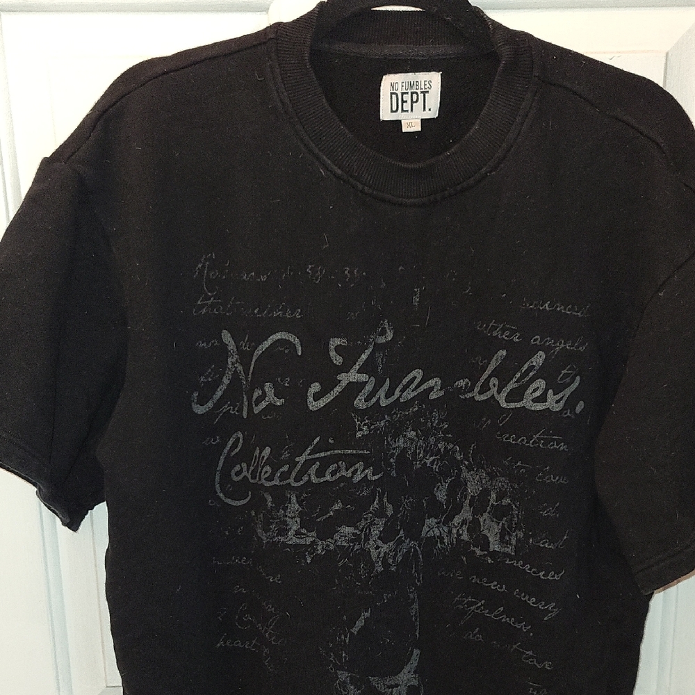 Black Widow NO FUMBLES Sweat Shirt Graphic Tee